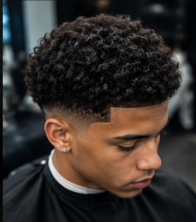 Concept image of a taper haircut